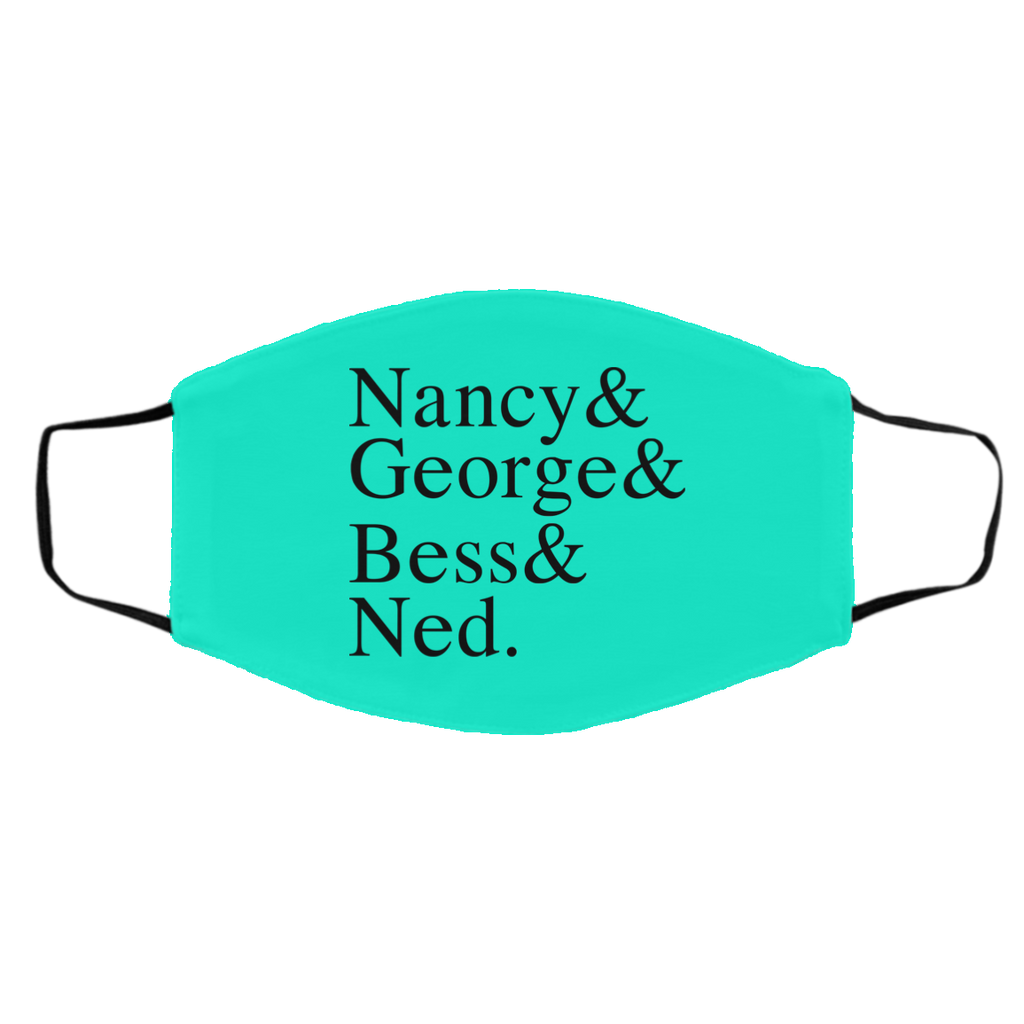 Nancy & George & Bess & Ned Face Mask