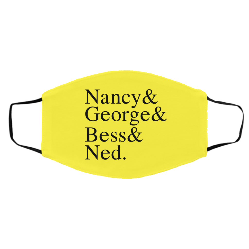 Nancy & George & Bess & Ned Face Mask