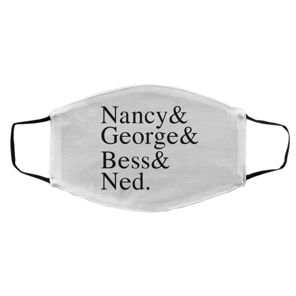 Nancy & George & Bess & Ned Face Mask