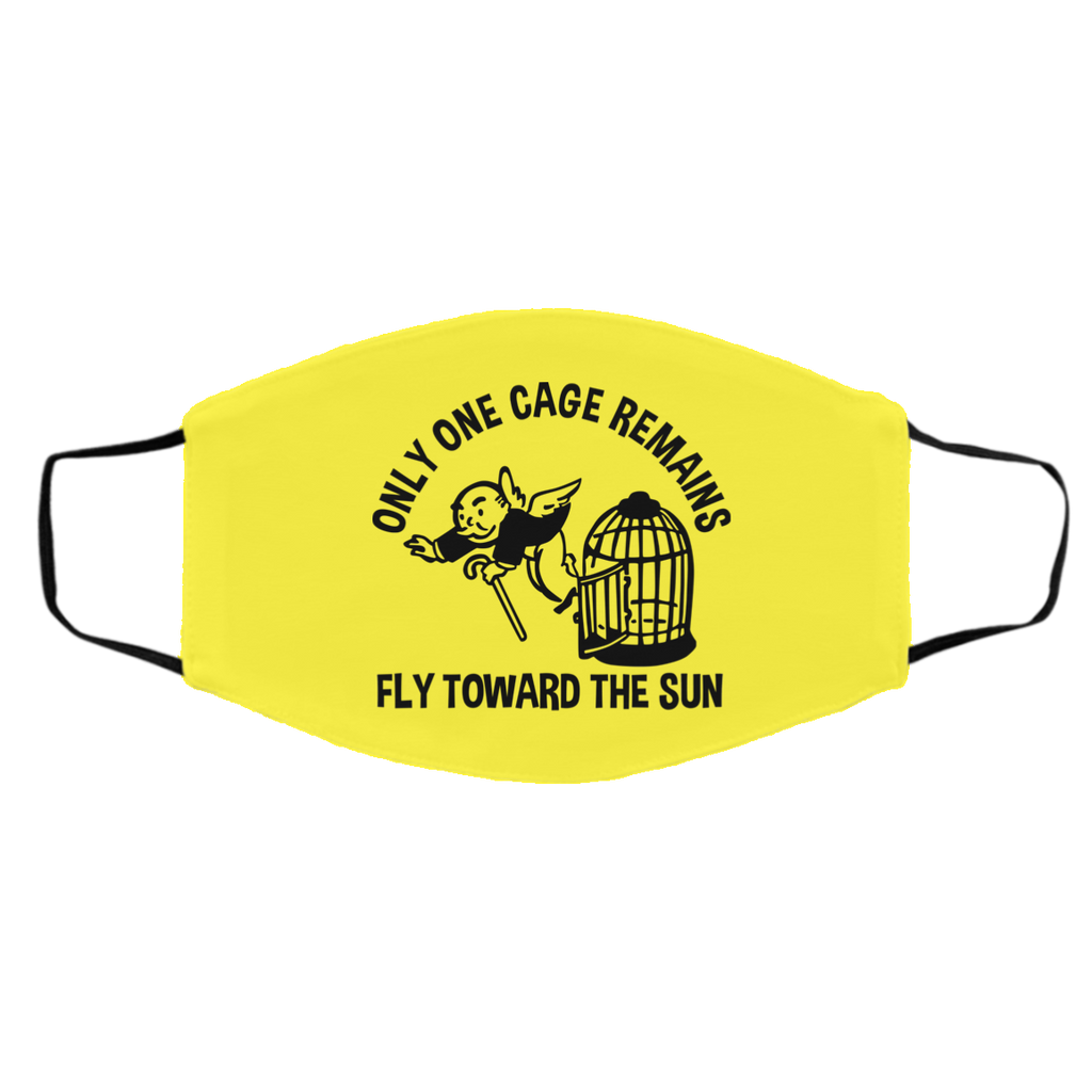 Only One Cage Remains Fly Toward The Sun Face Mask