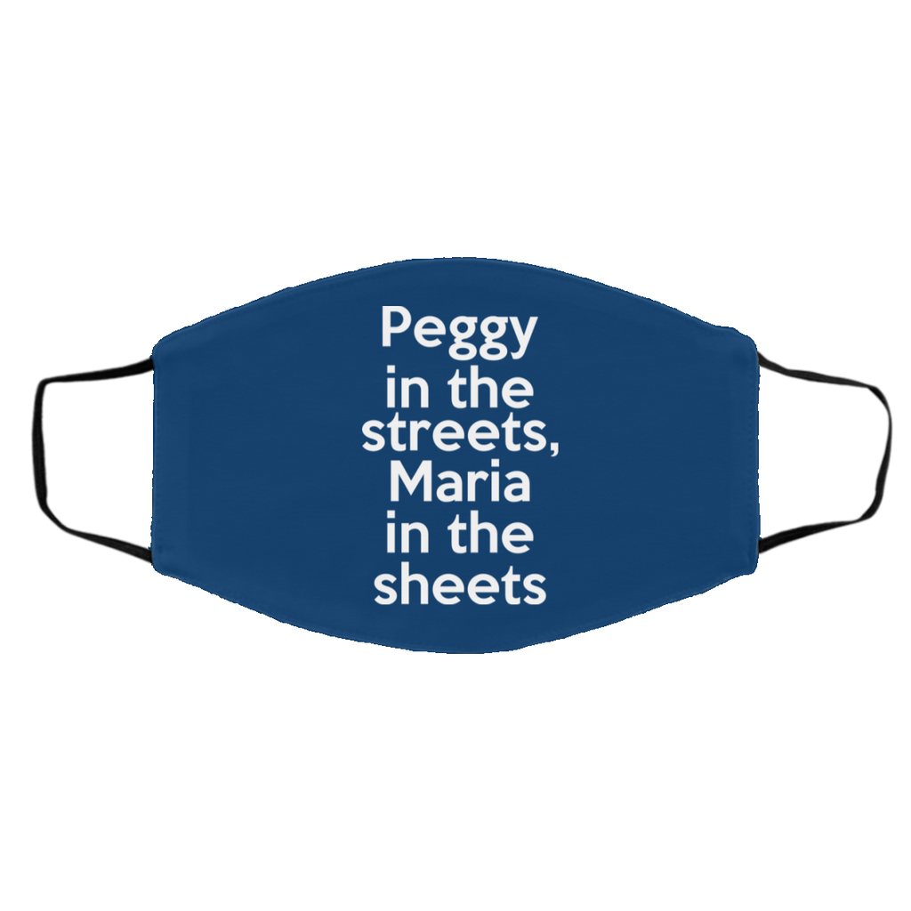 Peggy In The Streets Maria In The Sheets Face Mask