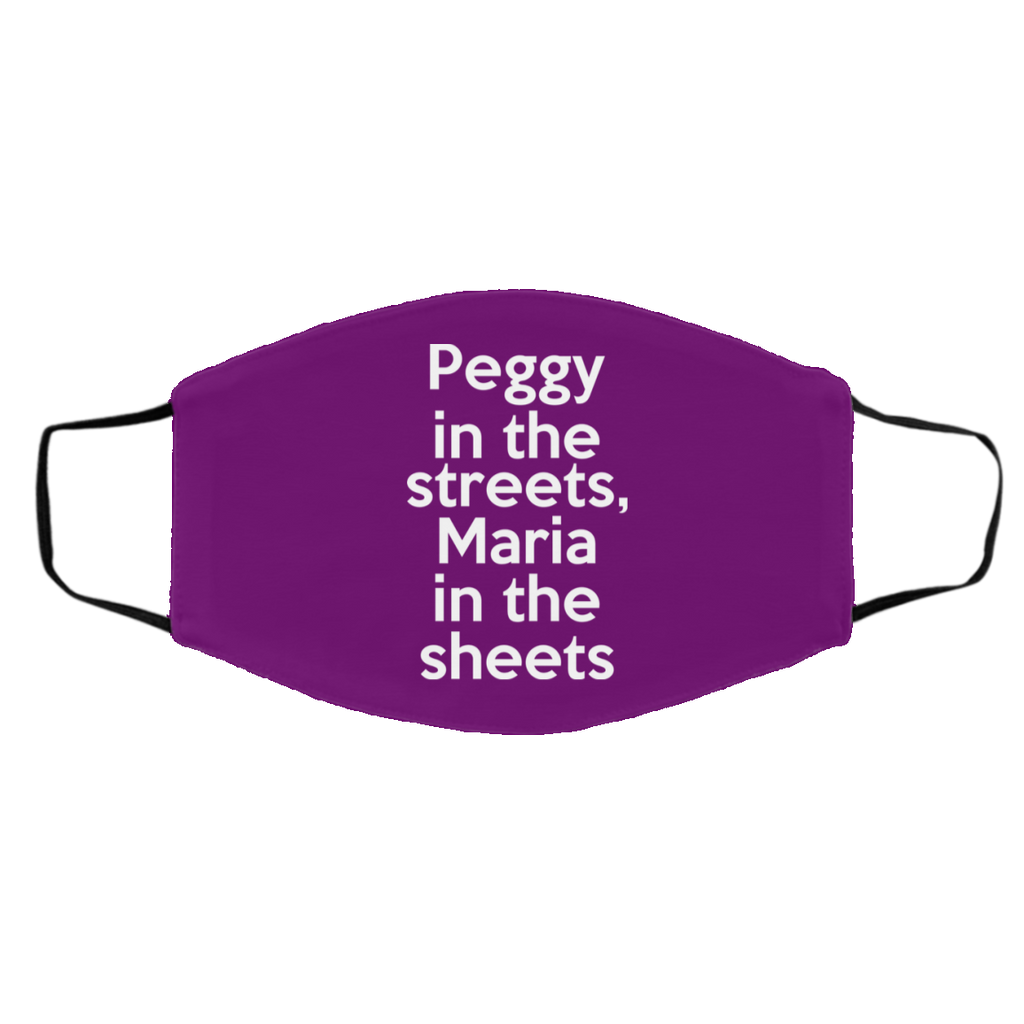 Peggy In The Streets Maria In The Sheets Face Mask