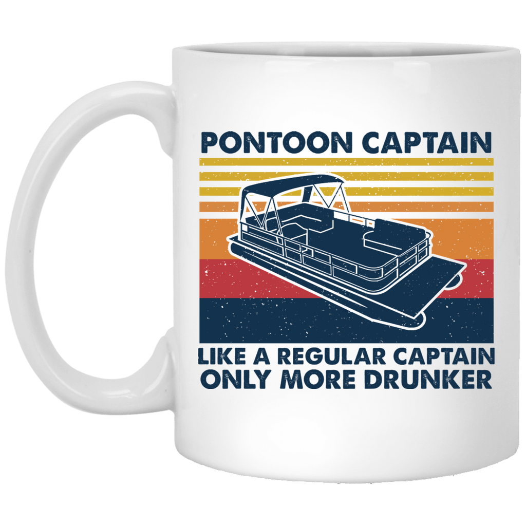 Pontoon Captain Like A Regular Captain Only More Drunker Mug