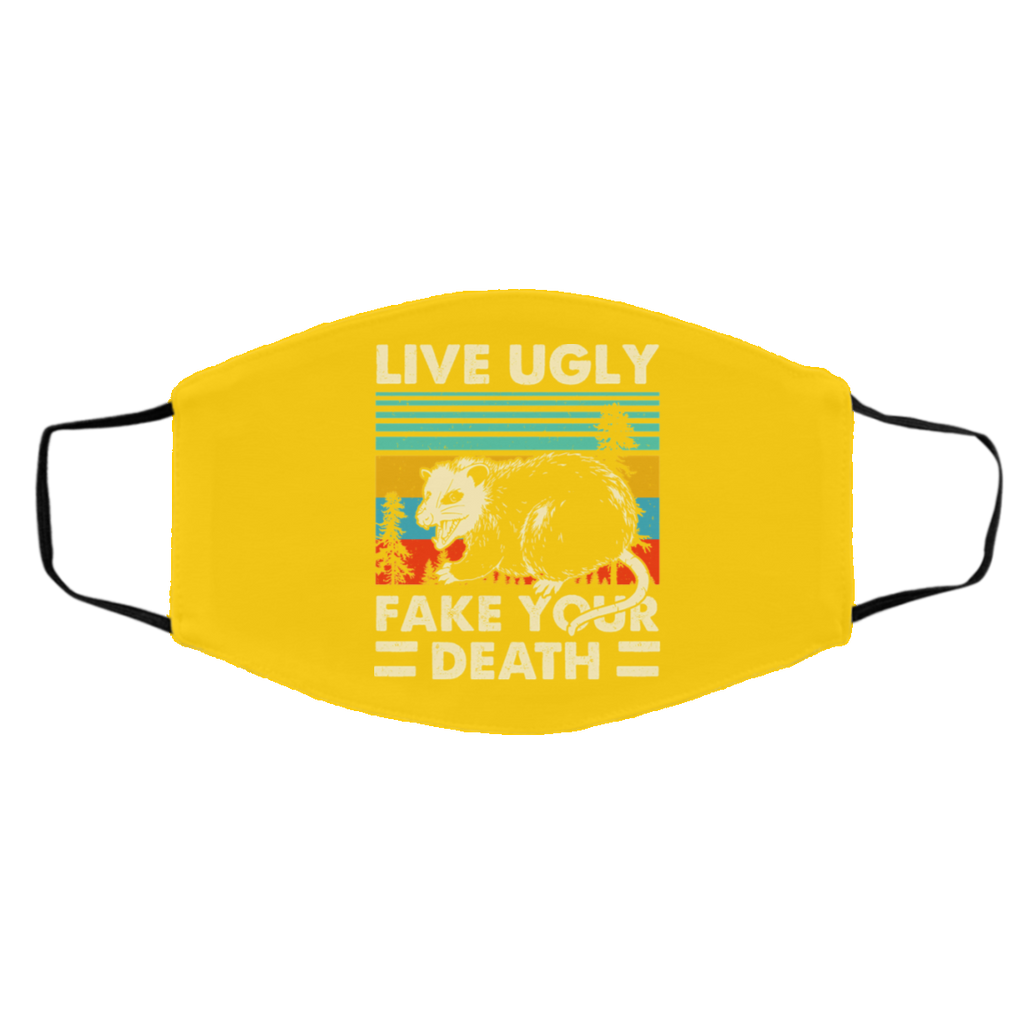 Opossum Live Ugly Fake Your Death Face Mask