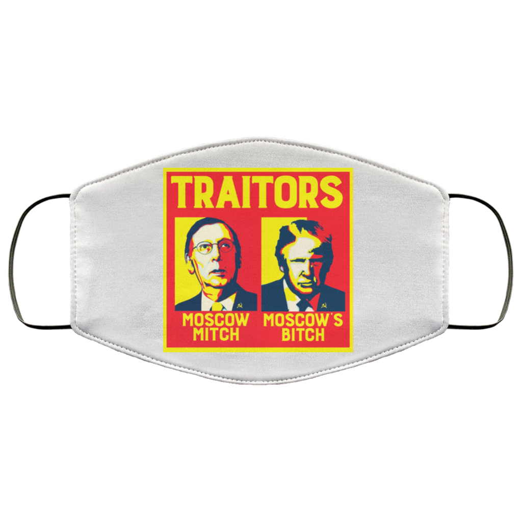 Traitors Ditch Moscow Mitch Face Mask