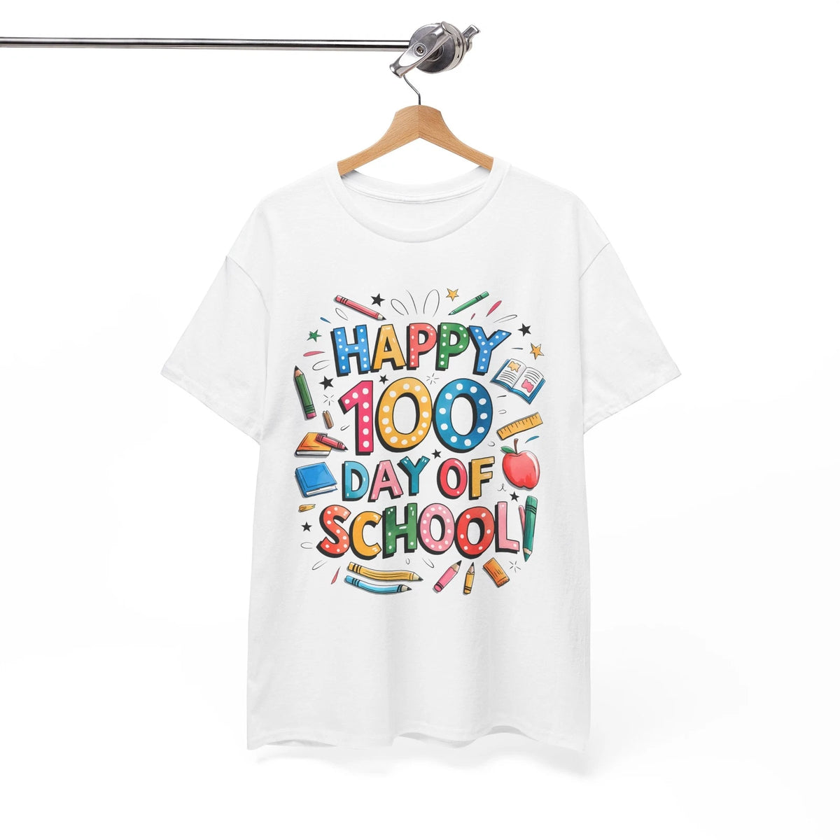 Teachers Make the World Brighter T-Shirt | Happy 100 Days Of School Shirt