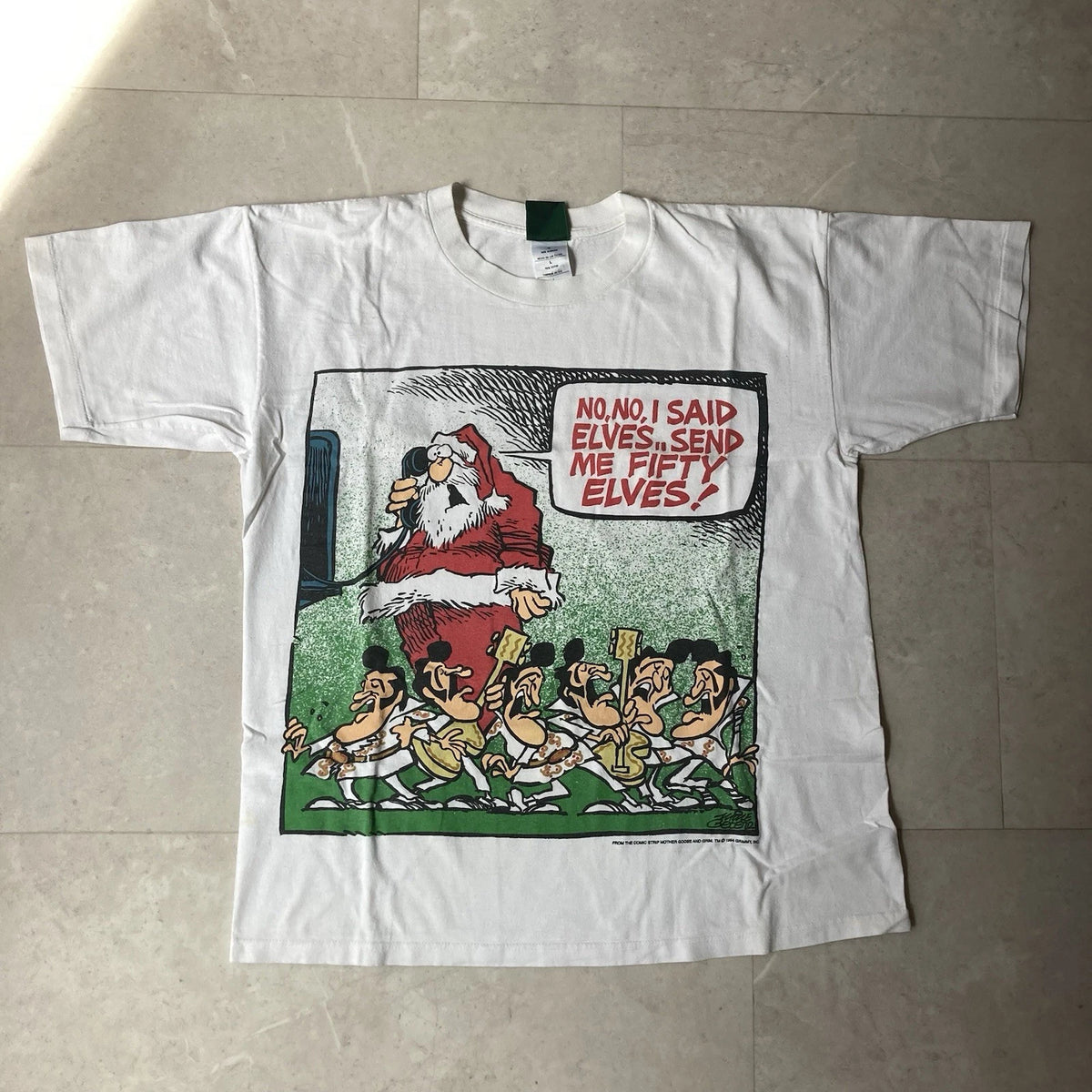 vintage 90s mother goose and grimm tv series cartoon movie tee size large