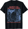 Protect Our National Parks Mothman Cryptid Weirdcore Horror T-Shirt