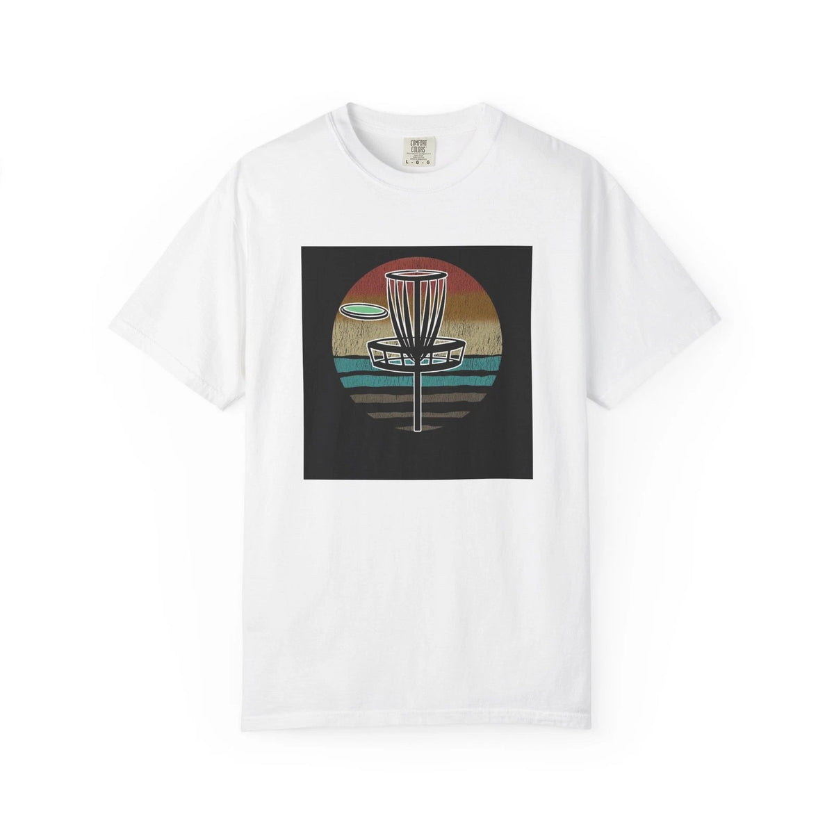 Retro Disc Golf Sunset T-Shirt