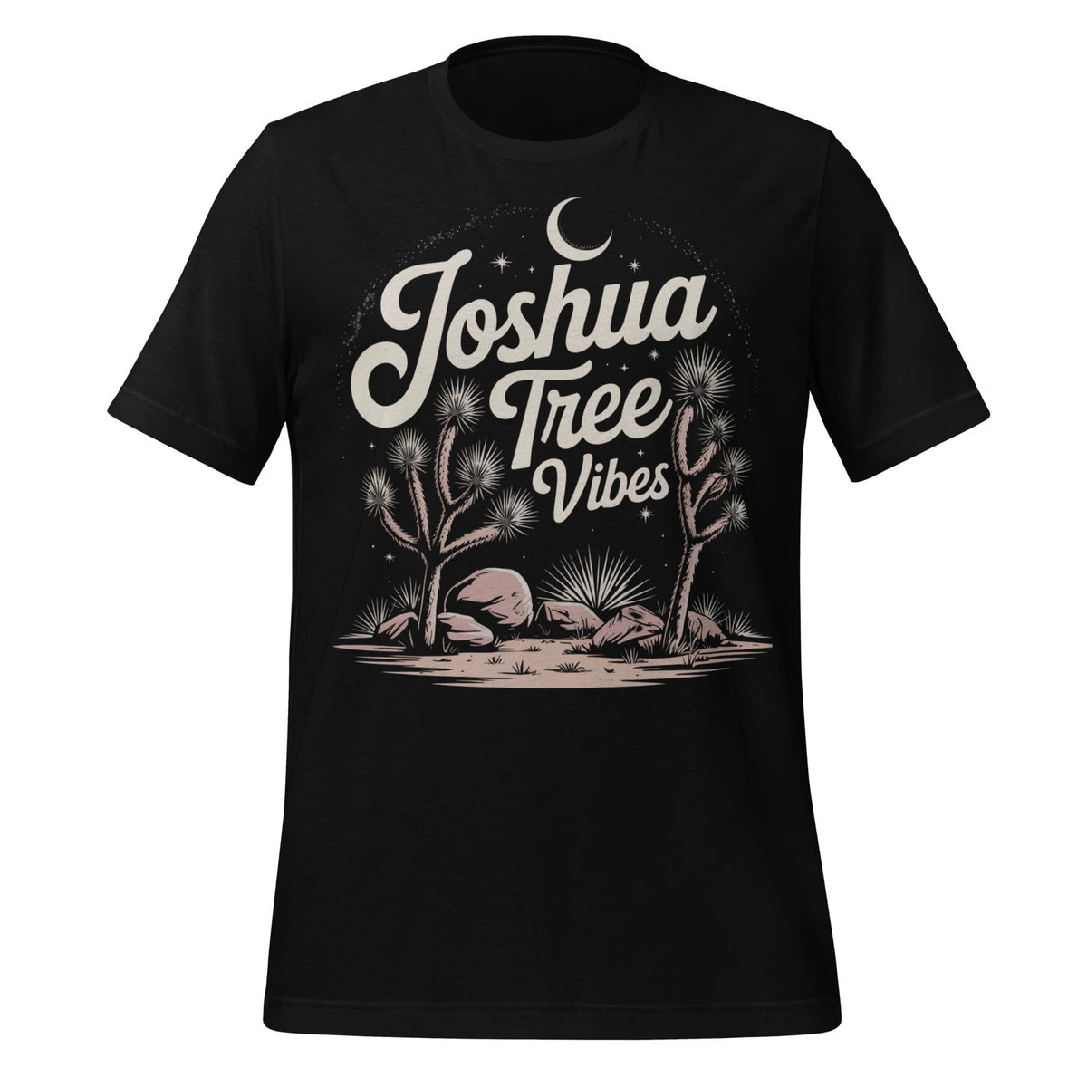 Joshua Tree Vibes Shirt Desert Sunset Hiking Nature Graphic Tee Unisex Casual