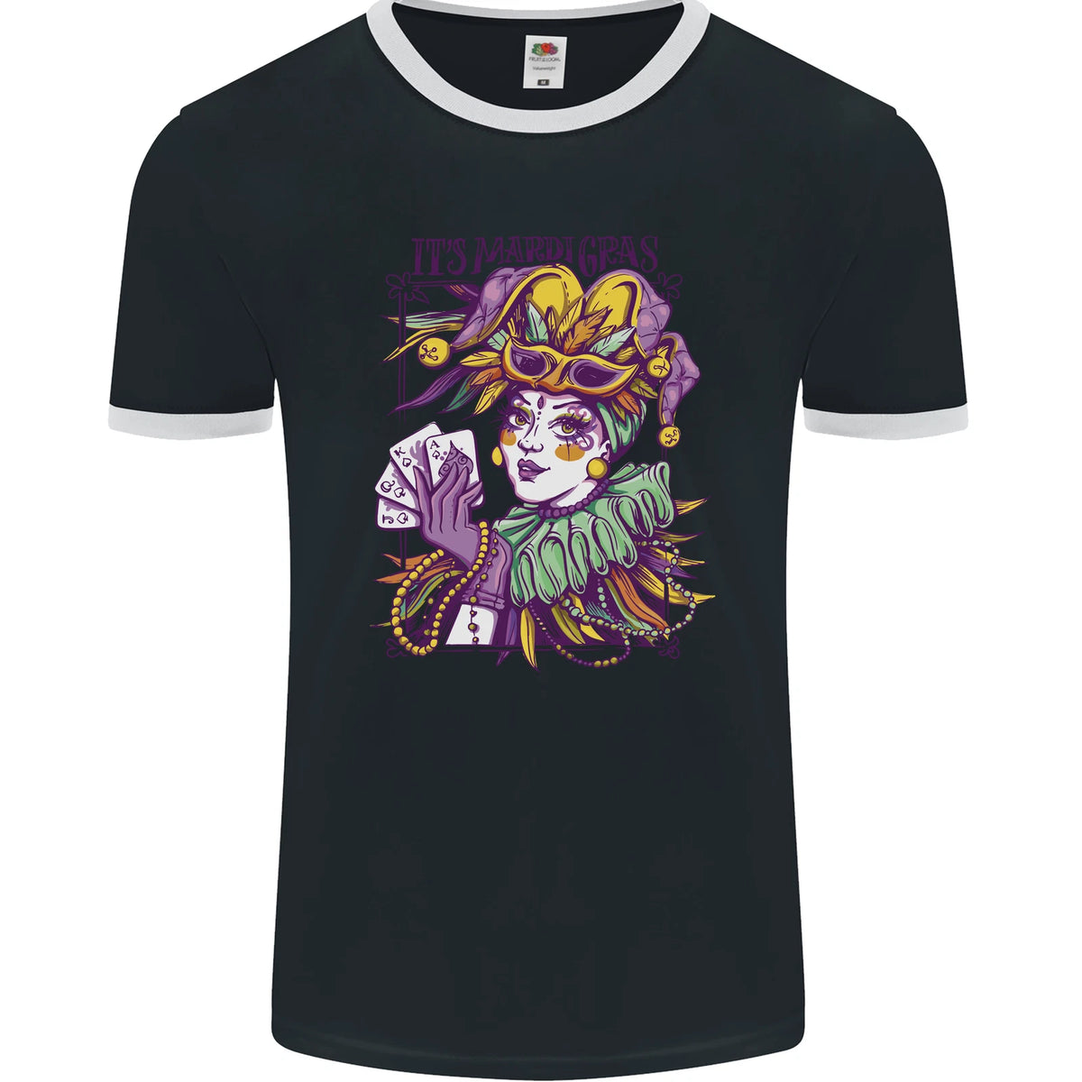 Carnival Its Mardi Gras Mens Ringer T-Shirt FotL