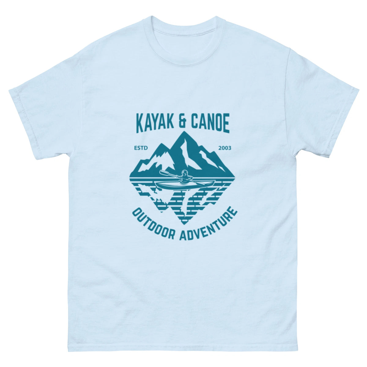 Kayak & Canoe Outdoor Adventure Graphic Tee Unisex Classic Short Sleeve T-shirt