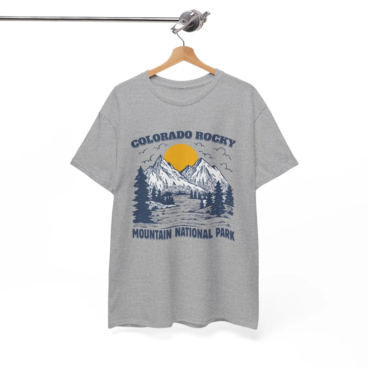 Forest & Mountains T-Shirt | Nature Hiking Tee | Outdoor Adventure Shirt