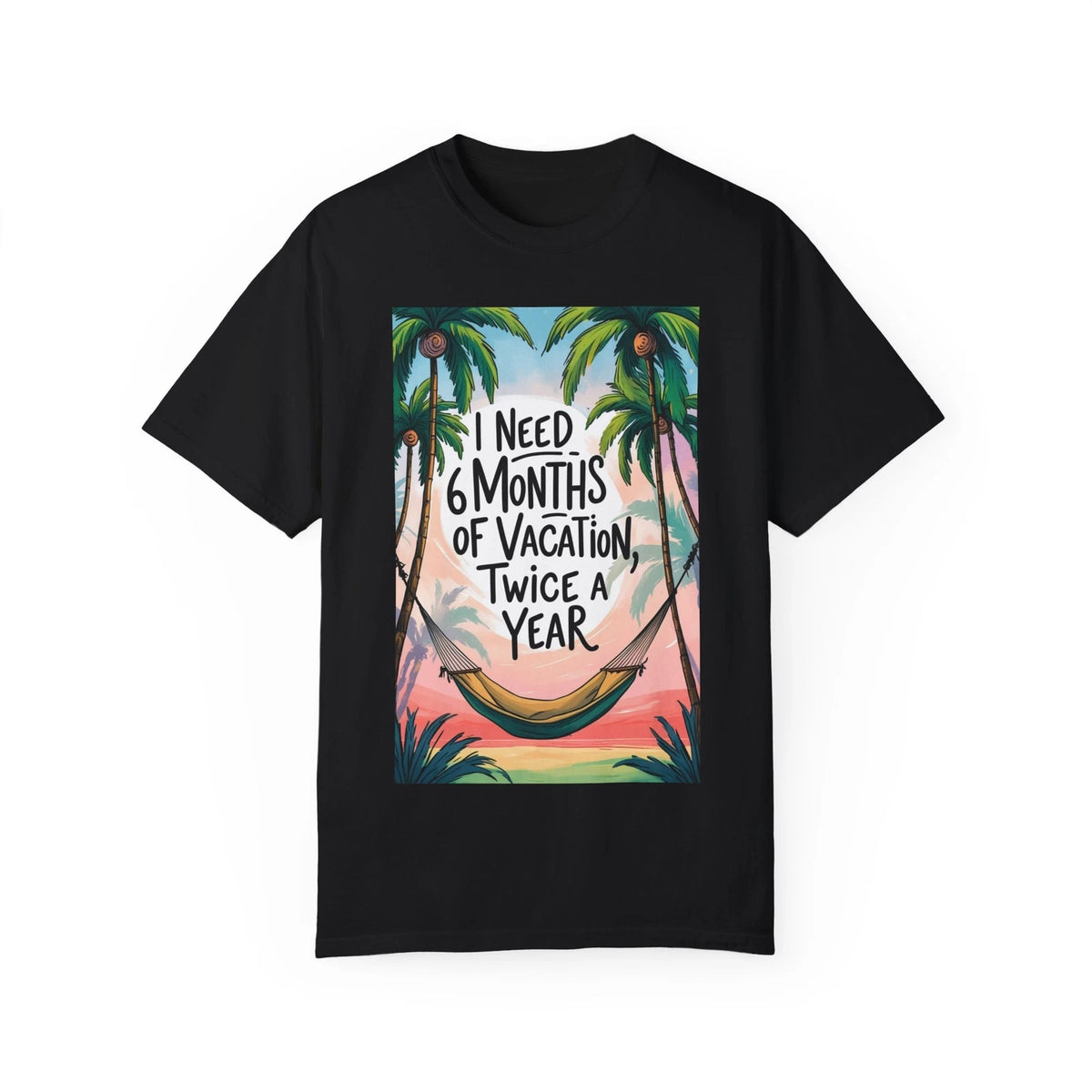Vacation Dream T-shirt - Relaxed Fit, Unisex Design, Summer Vibe, Beach Wear,