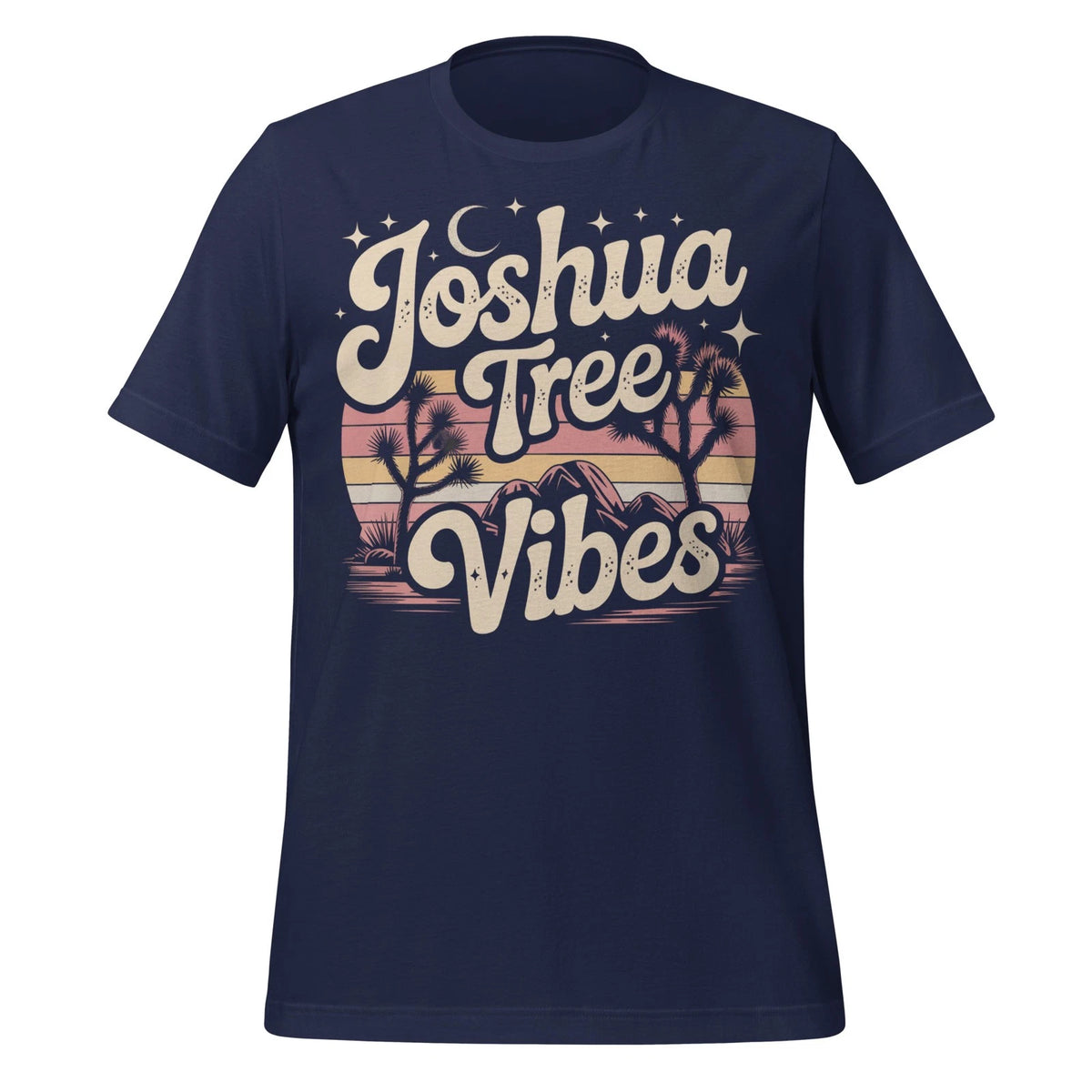 Joshua Tree Vibes Sunset Desert Unisex Hiking Graphic Nature Outdoor T-Shirt