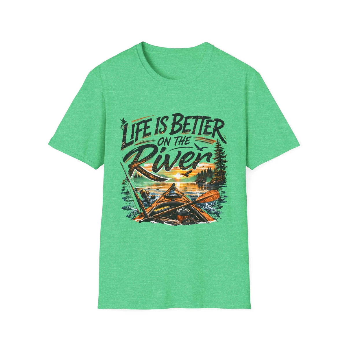 Life Is Better On The River T-Shirt — Kayaking Canoe Outdoor Adventure Tee
