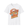 Best Mom retro floral typography T-Shirt | 70s rainbow vibes