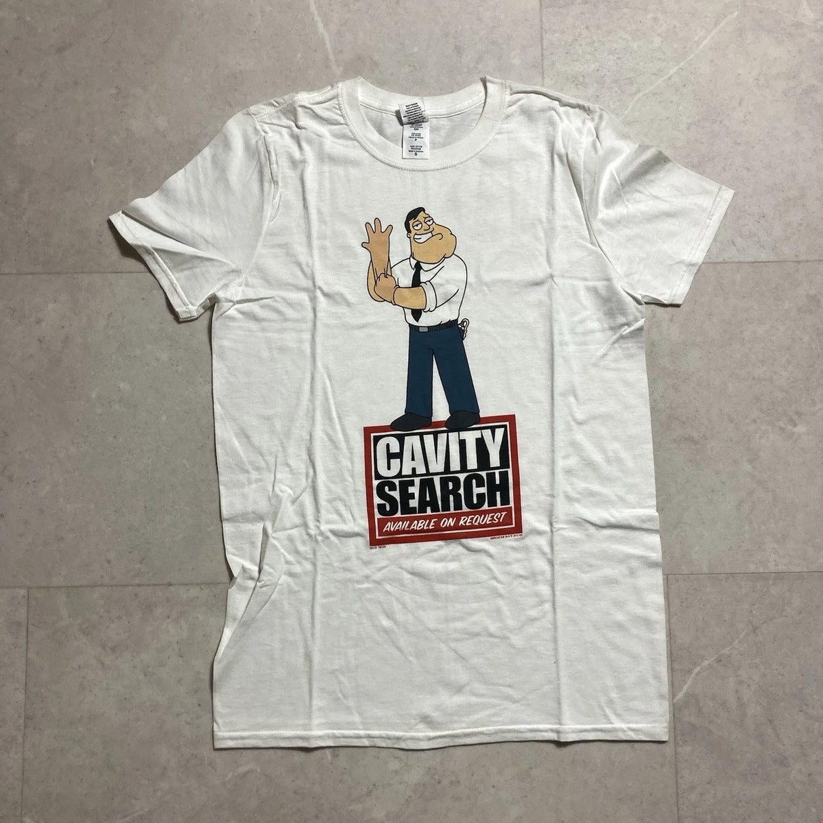 vintage american dad cavity search cartoon sitcom tee size small