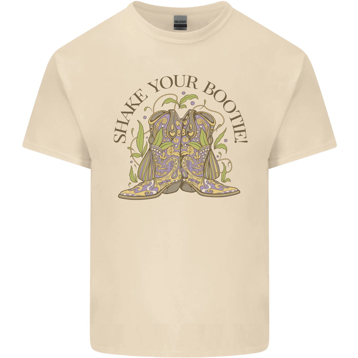Mardi Gras Shake Your Bootie Mens Light Cotton T-Shirt