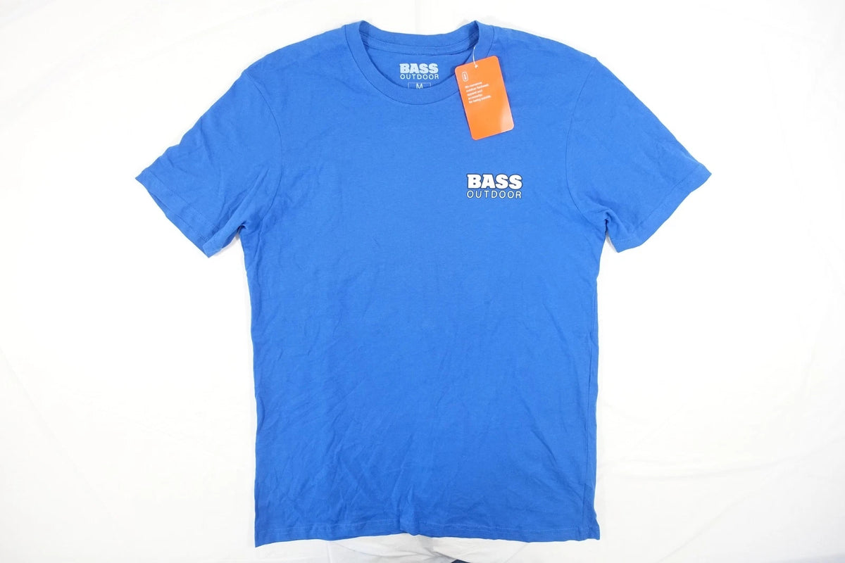 BASS OUTDOOR BLUE MEDIUM SUNSET DESERT CACTUS TEE TSHIRT MENS NWT NEW