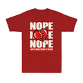 Nope Broken Heart Sarcastic Anti-Valentines Club Valentine's Day Unisex T-Shirt