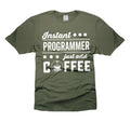 Add Coffee Shirt Funny Programmer Software Engineer Tee programmer coffee tshirt