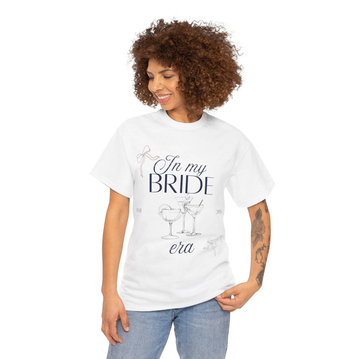 2026 In my Bride Era Tee | Hen Bridal Party Bachelorette Shirt, Champagne Glass