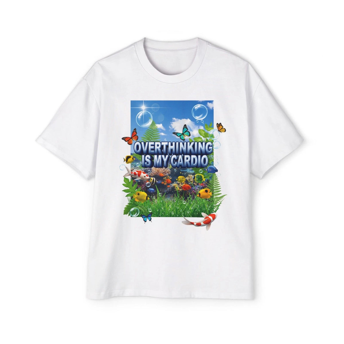Overthinking Is My Cardio Frutiger Aero Tee