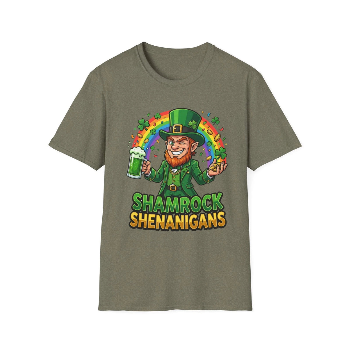 Lucky One St. Patrick's Day Shirt Funny Irish Clover Green Tee Gift for MenWomen