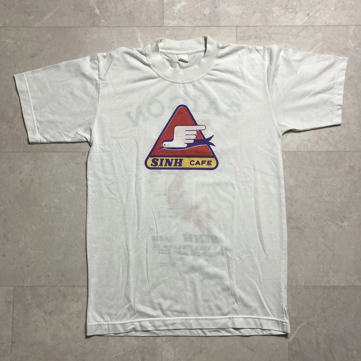 vintage sinh cafe saigon vietnam tee size medium