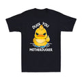 Duck You Motherducker Funny Angry Duck With Middle Finger Meme Men's T-Shirt