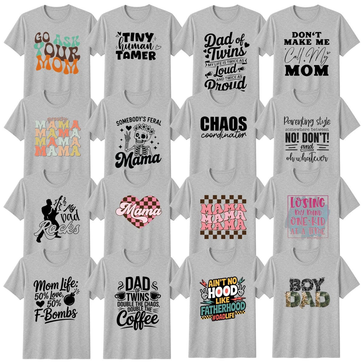 Funny Parenting Outdoor Adventure T-Shirt Motherhood Family Gift