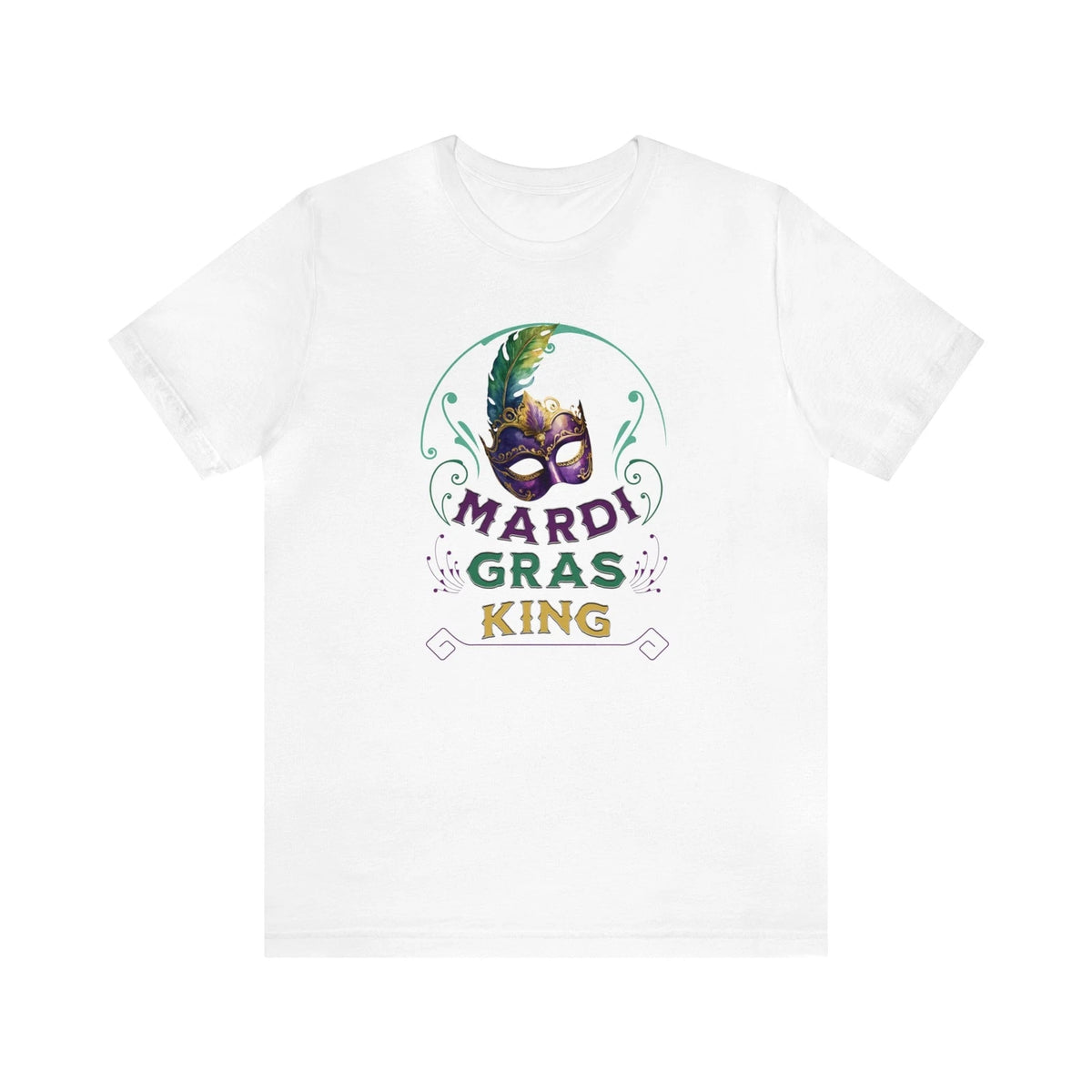 Mardi Gras King tshirt, Mardi gras mask shirt for him, New Orleans Mardi gras