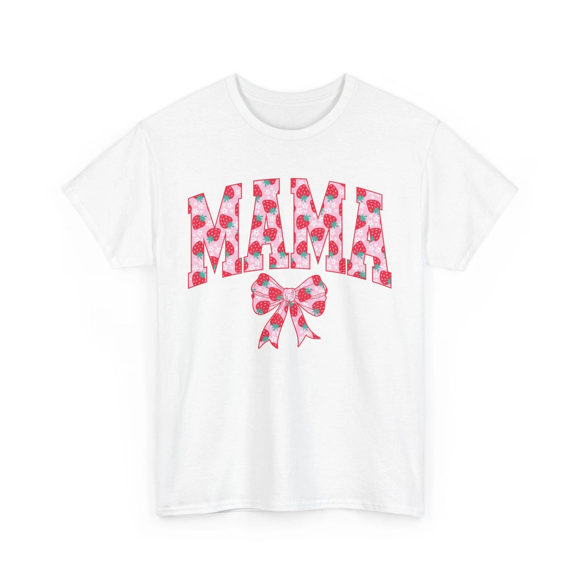 Summer Vibes T-Shirt | Mama Strawberry Tee | Summer T-Shirt