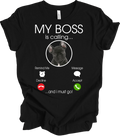 Funny French Bulldog Calling T-Shirt Dog Lover Frenchie Mom Gift Puppy Tee