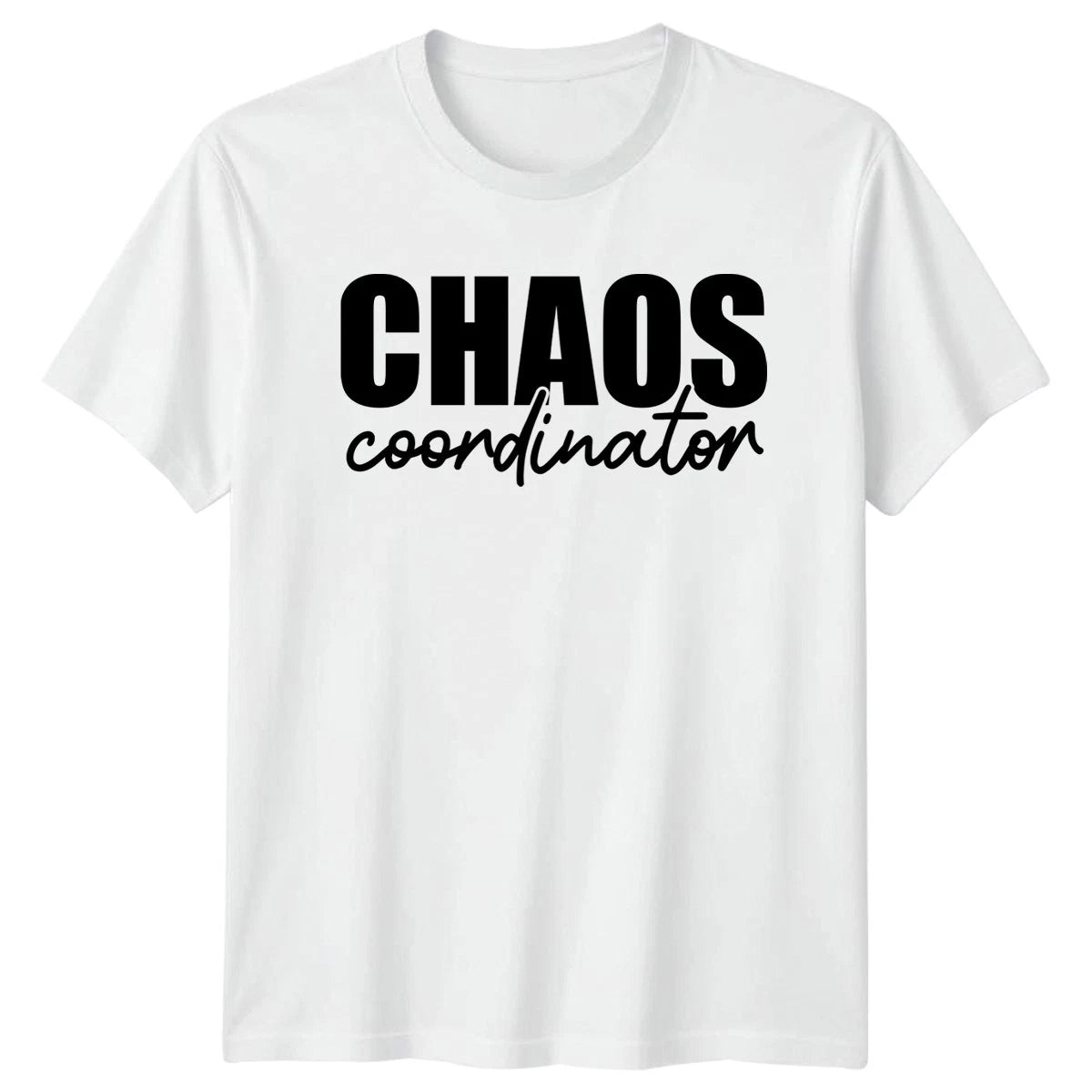 Chaos Coordinator Womens T-Shirt Mom Life Parenting Mothers Day Gift For Her
