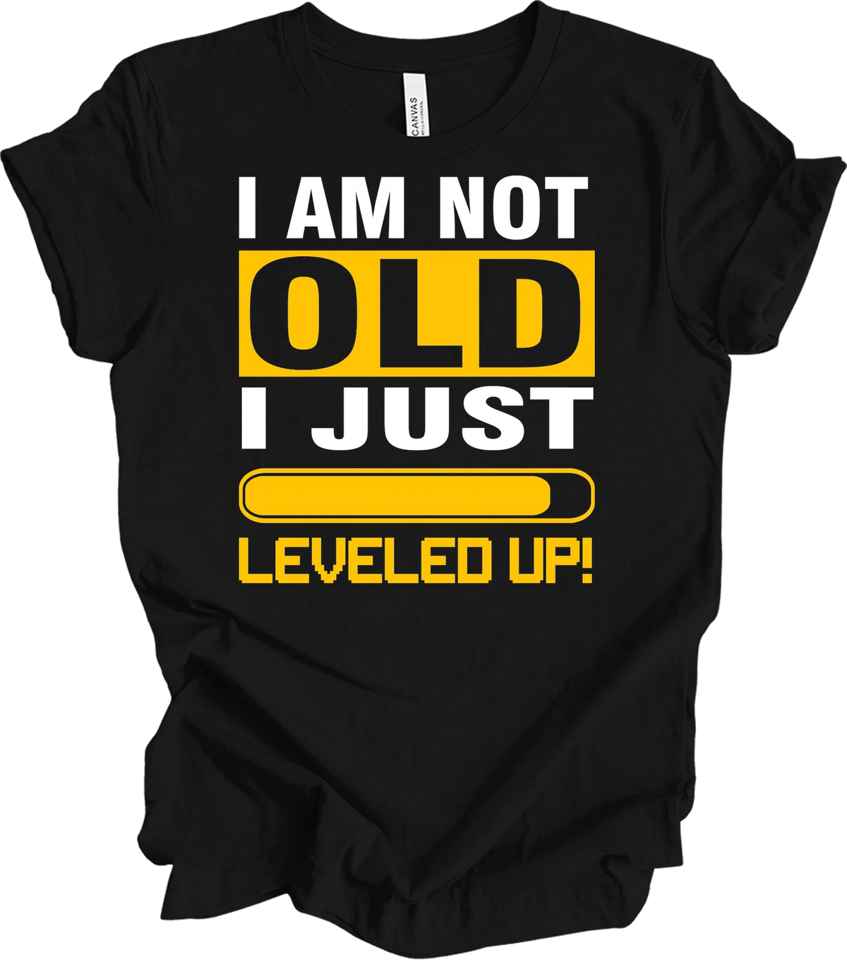 I Level Up Gamer Funny Birthday Shirt Leveled Up Not Old Gaming Geek Gift Tee
