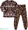 San Diego Padres MLB Christmas Pattern Family Matching Pajamas Sets Best Gift For Christmas