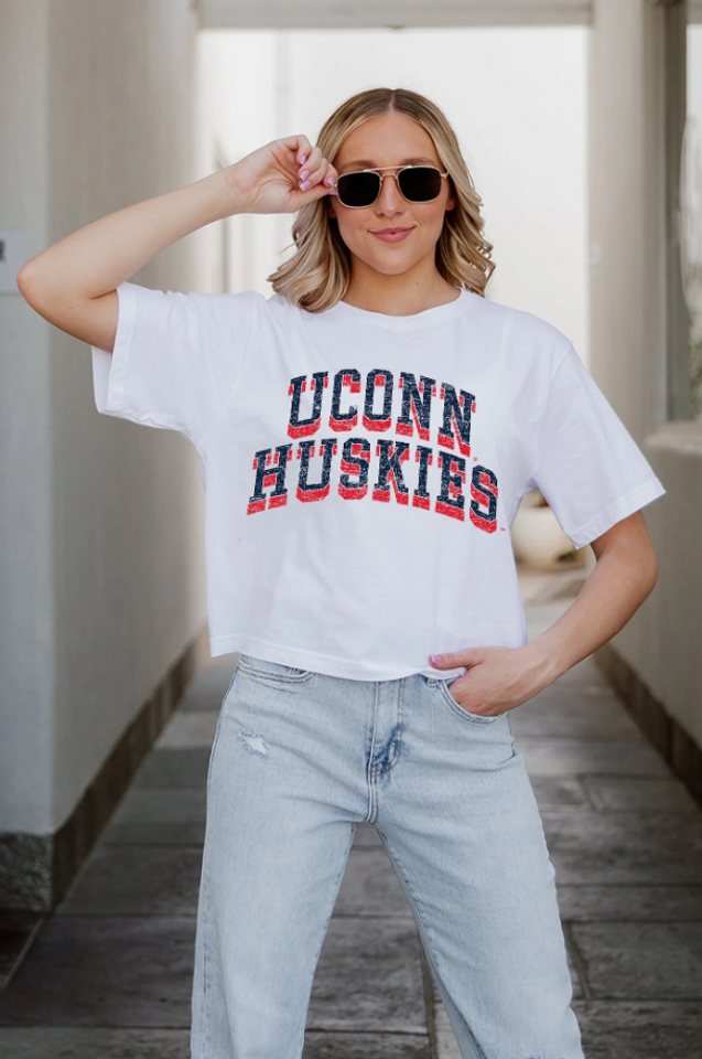 Basketball Huskie Women's Boxy Tee