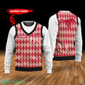 SMU Mustangs Custom Name New Style Sweater Ghile Style 3D Print Christmas Sweater
