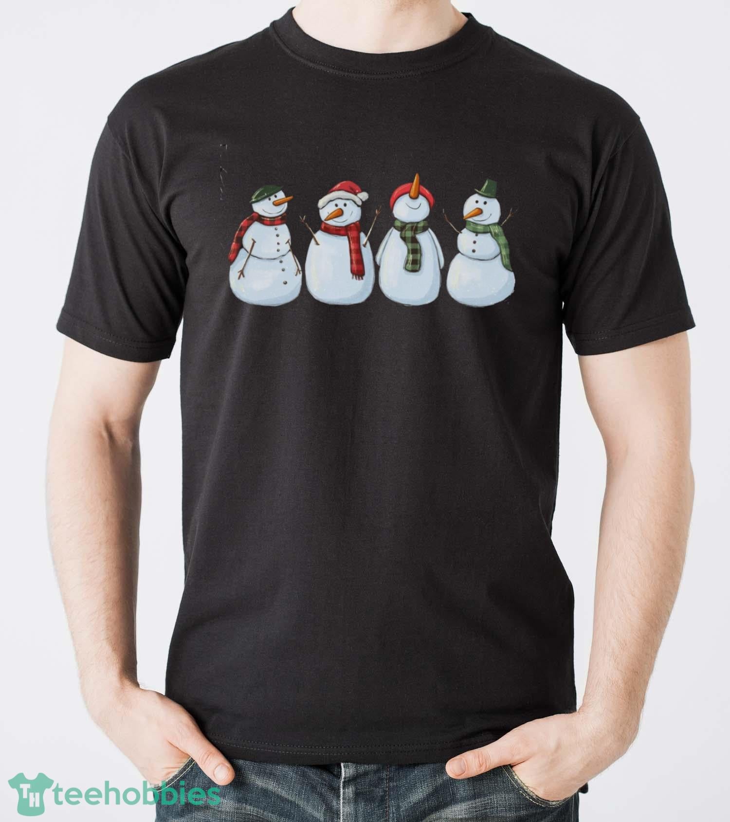 Snowman T-Shirt, Cute Christmas Shirt, Snowman Tee, Winter Snowman T-Shirt
