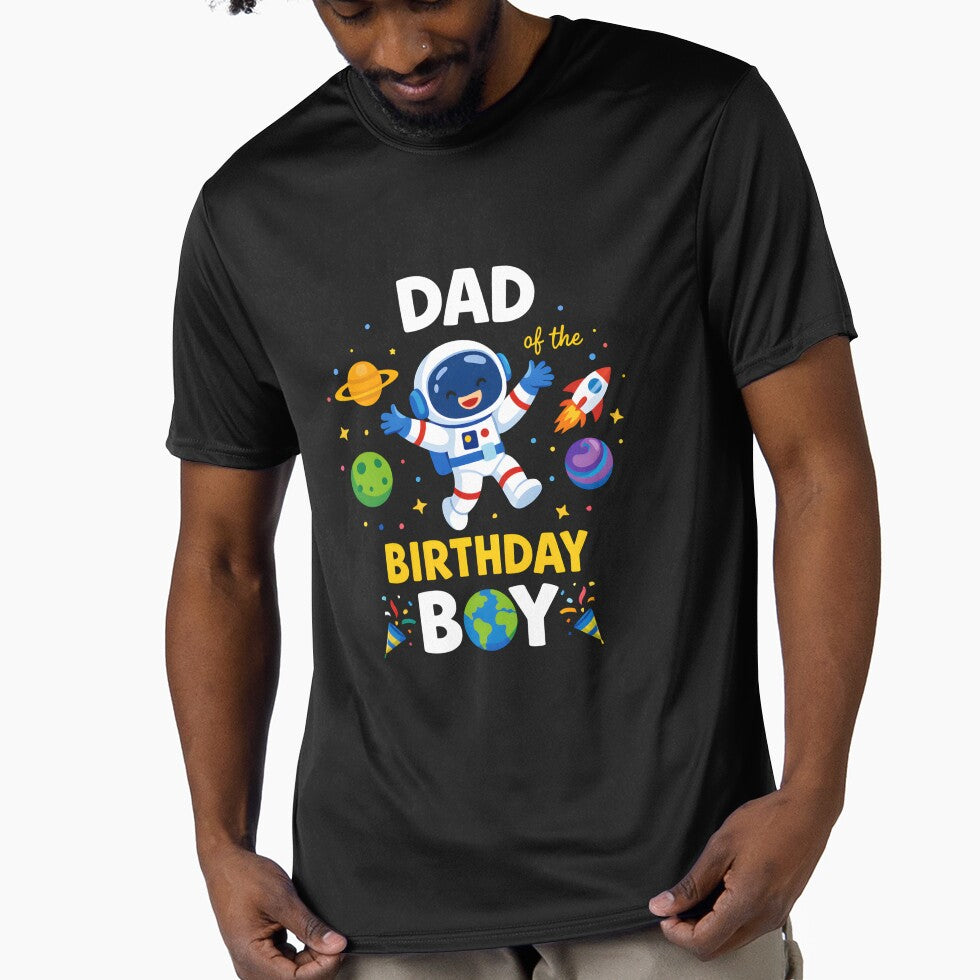Dad Of The Birthday Boy Astronaut Space Father by Nocturnal-Vines