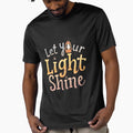 Let Your Light Shine" T-Shirt – Glowing Lantern Design | Uplifting Apparel for 2024 by T010