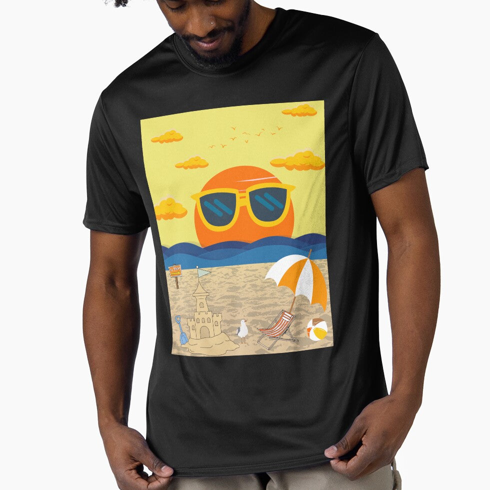 Pop Art Series Beach Art by Homyar