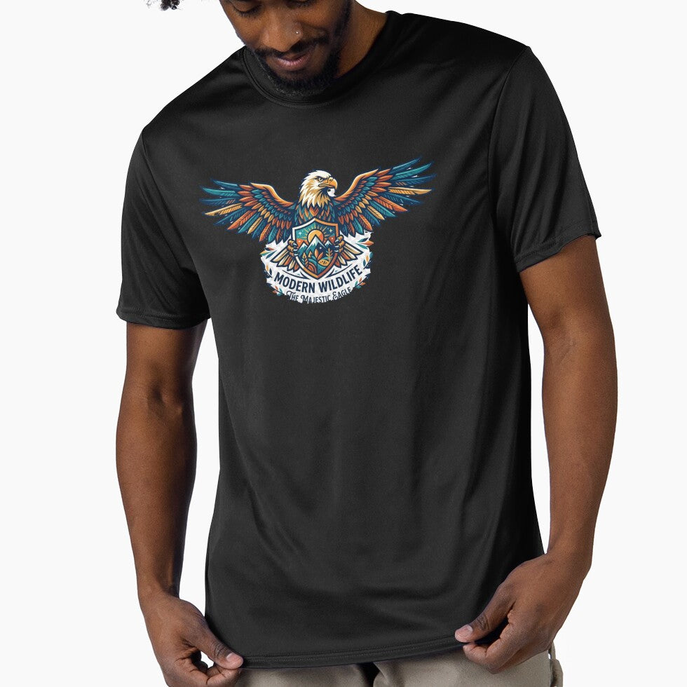 The Majestic Eagle - Modern Wildlife Vector Emblem by Trendykunnu