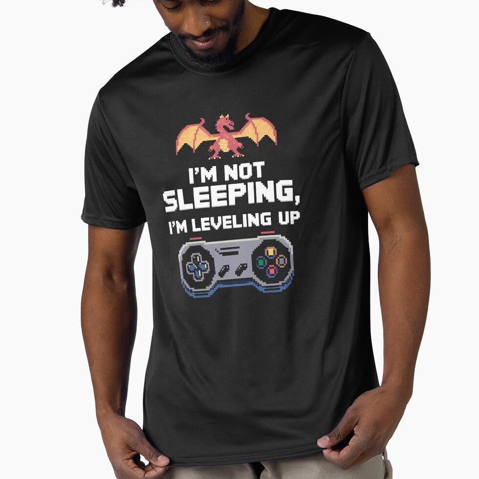 I'm Not Sleeping, I'm Leveling Up – Funny Gamer Design by FocusedPatterns