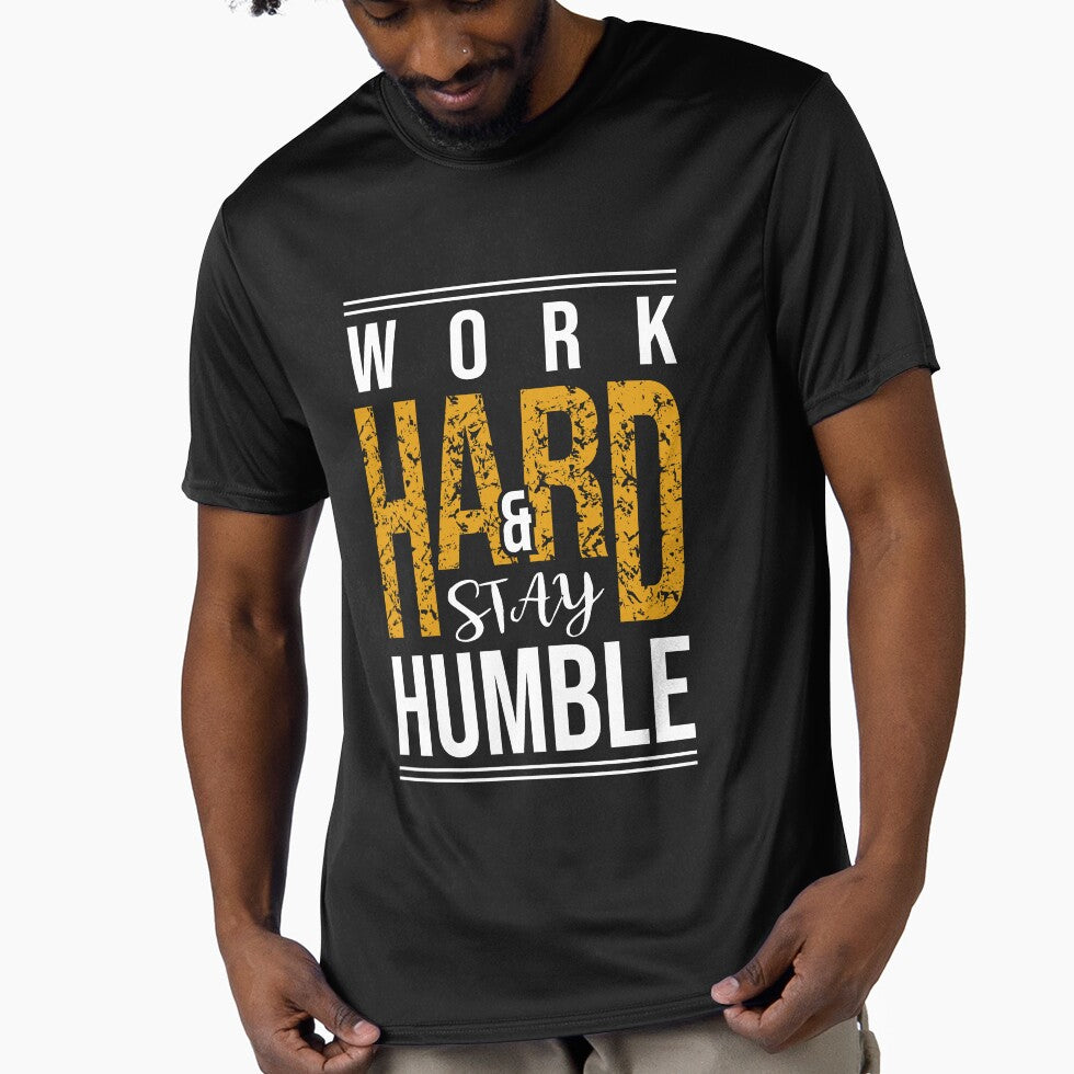 Work Hard Stay Humble by StickerDonArt