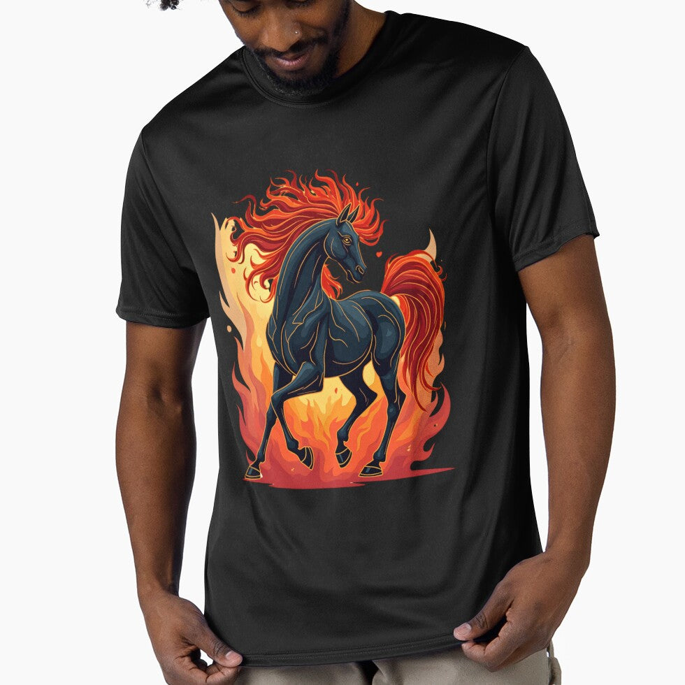 Year of the Fire Horse - Black Horse by Debbie Schulte