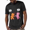 T-Rex Dinosaur Couple Hug Me Valentines Day Funny Girls Boys T-Shirt by StellDesign