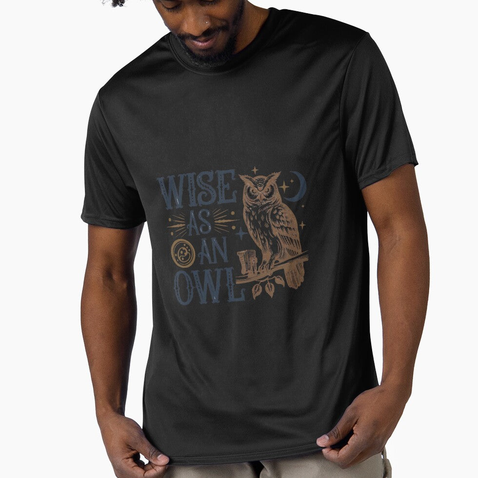 Wise as an Owl" – Mystical and Vintage Owl Design | 2024 Wisdom-Inspired Apparel by T010